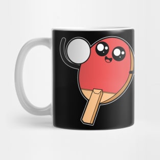 Cute Table Tennis Face Mug